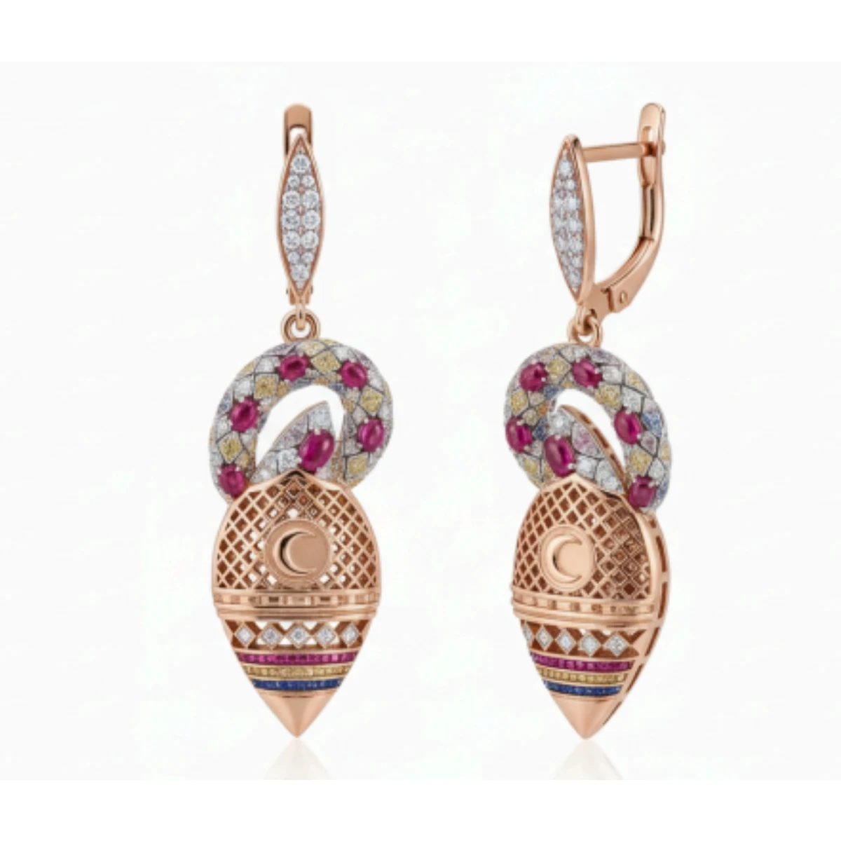 Notta araba Luxuary Lizard twisted Earing