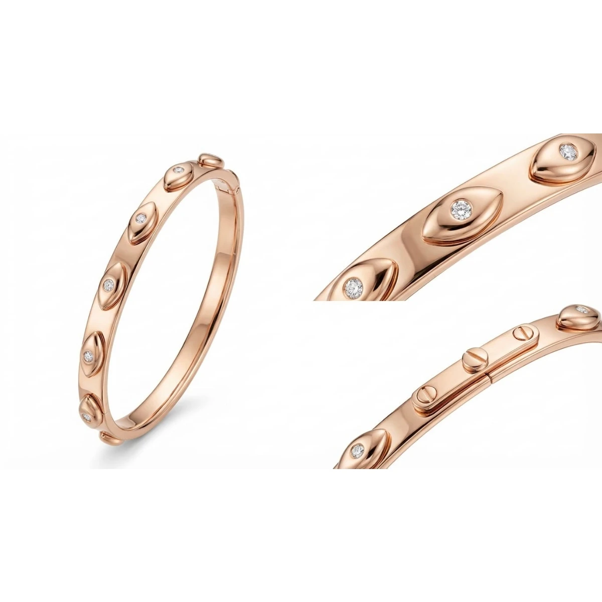 Duplicate Rosegold Diamond Bracelet