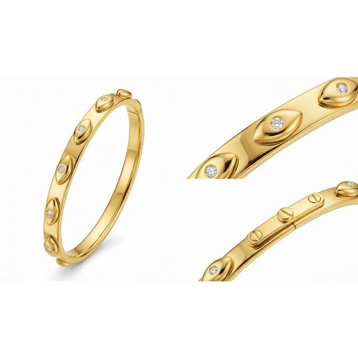 Duplicate gold Diamond Bracelet