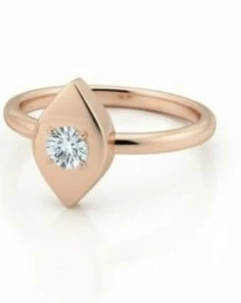 RoseGold solo Ring