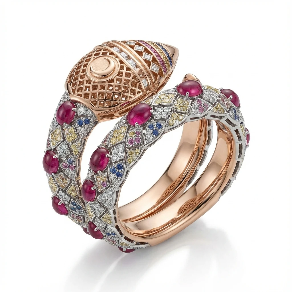 Notta araba Luxuary Lizard twisted Ring