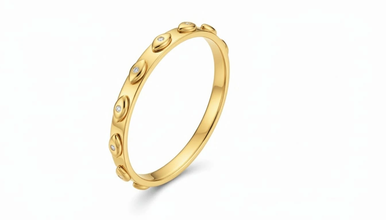 Duplicate gold Diamond Ring